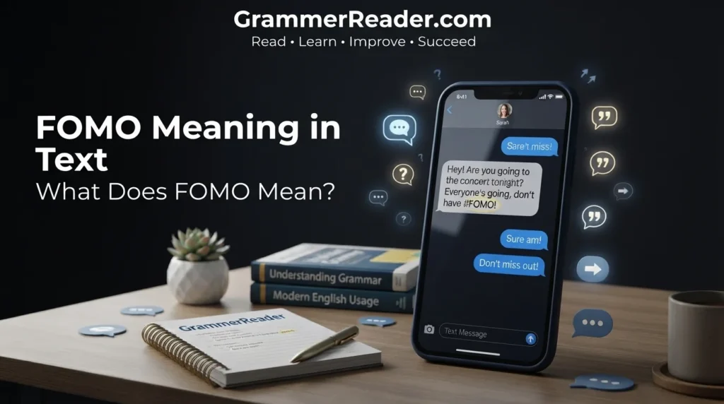 FOMO Meaning in Text