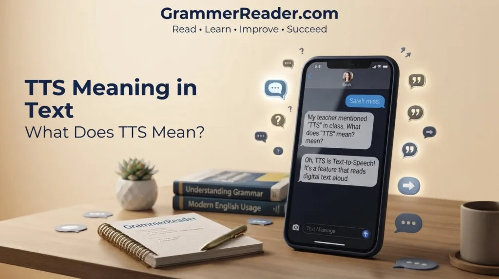 TTS Meaning in Text