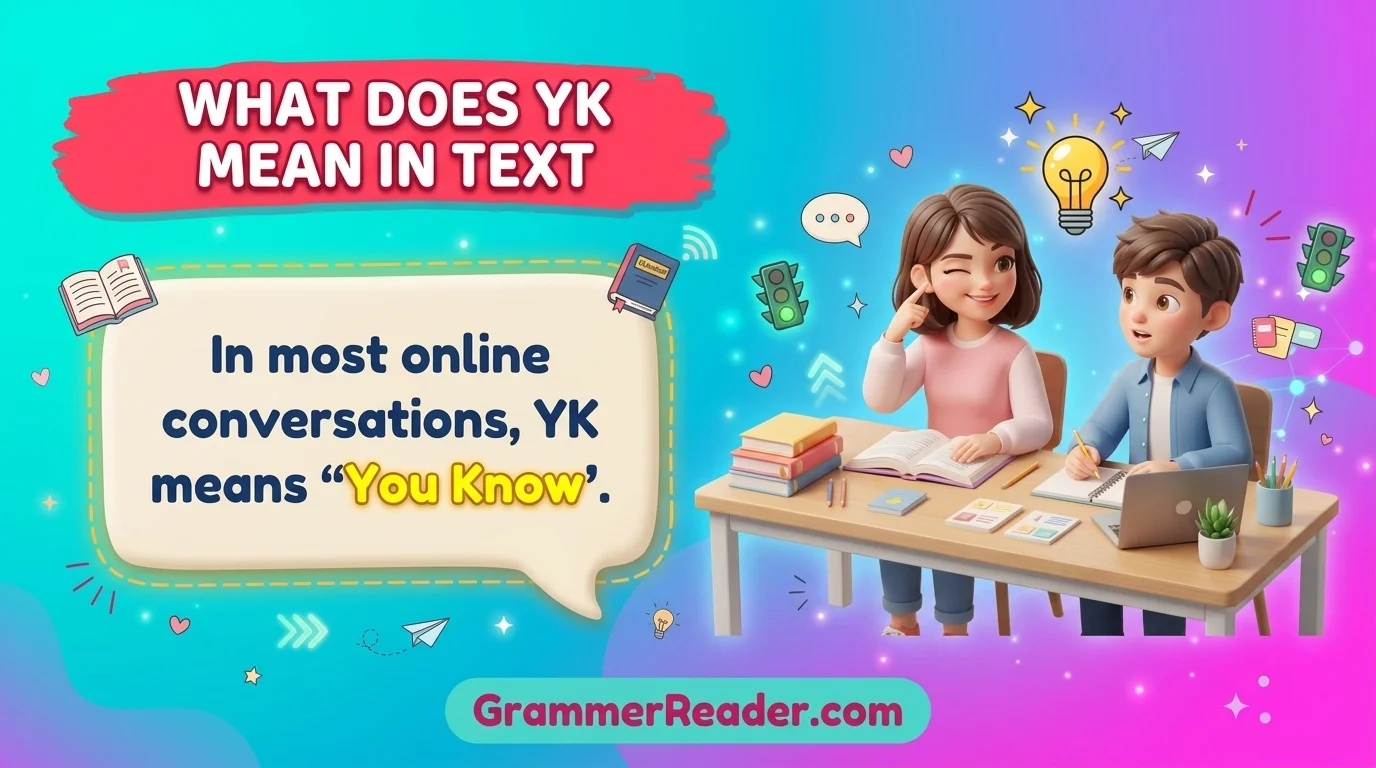 What Does YK Mean in Text
