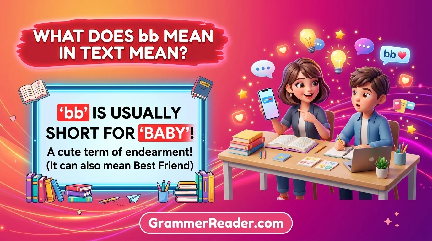 What Does bb meaning in text Mean