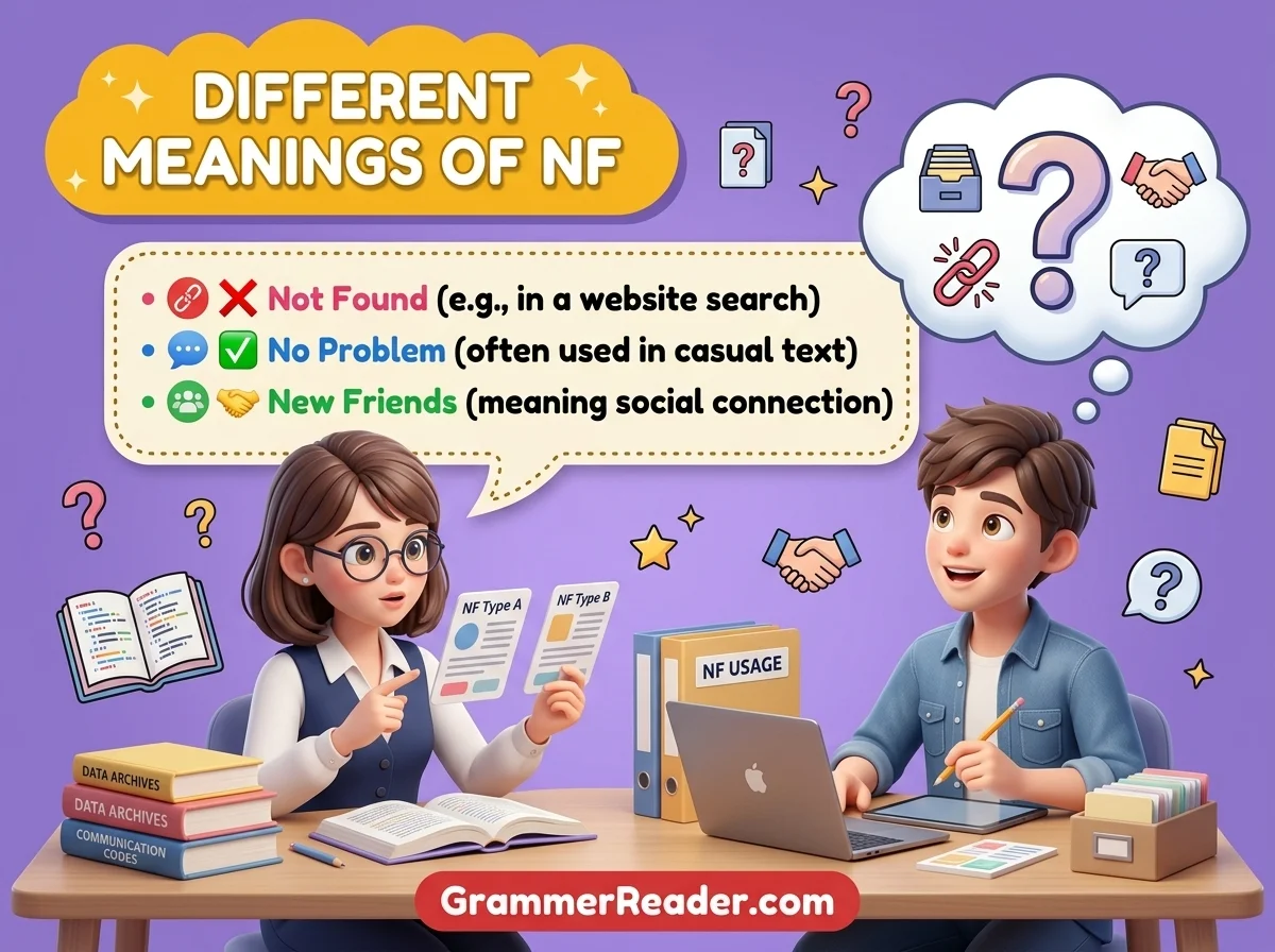 Different Meanings of NF