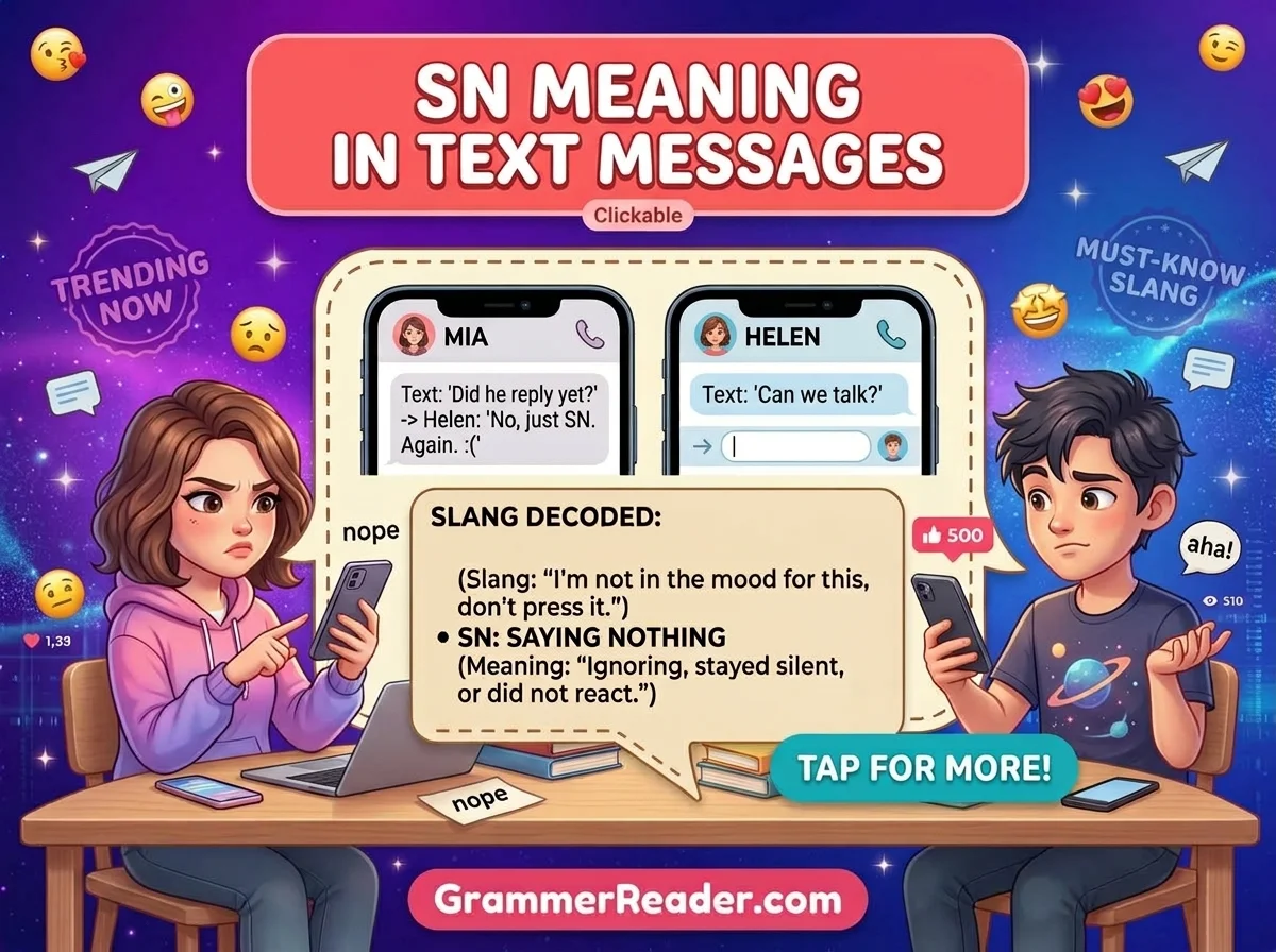 Different Meanings of SN