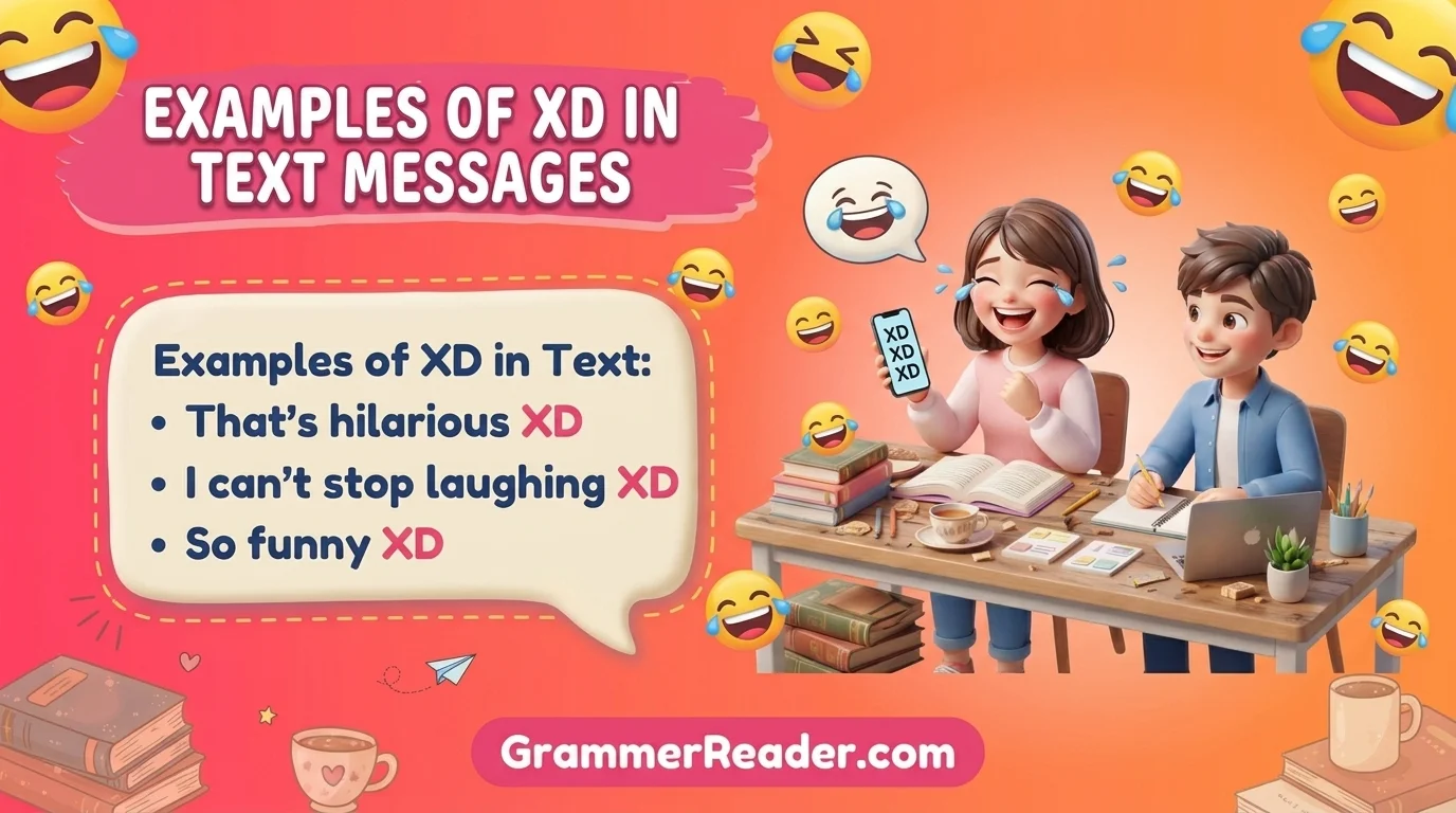 Examples of XD in Text Messages