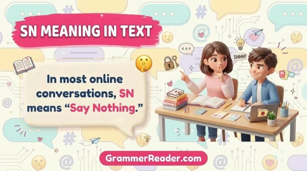 SN Meaning in Text