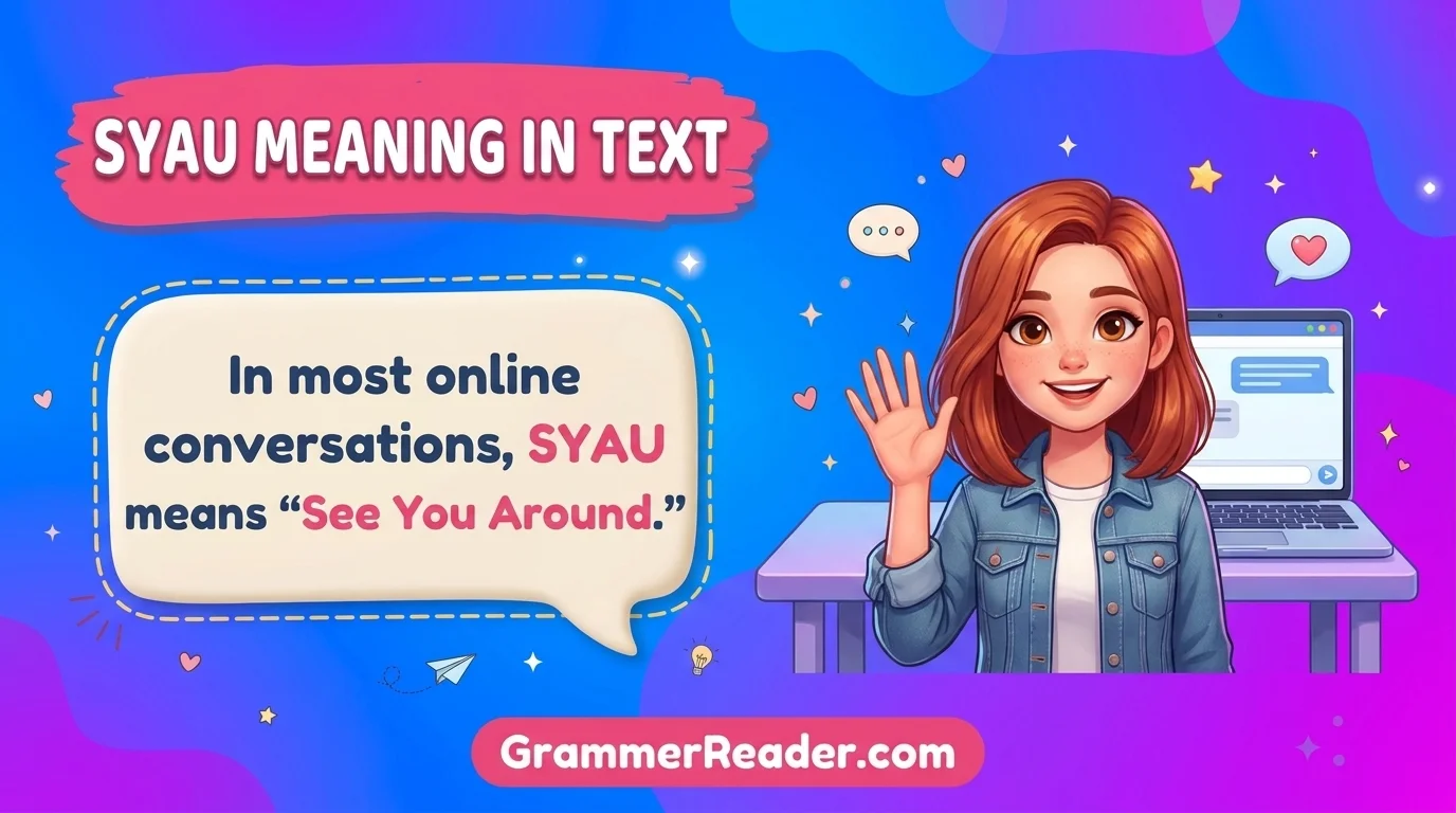 SYAU Meaning in Text