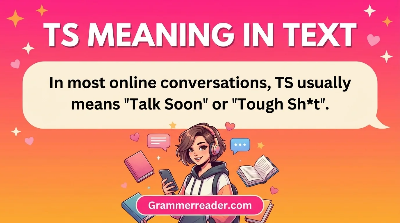 TS Meaning in Text